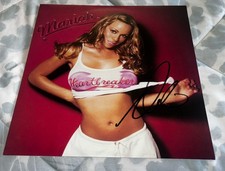 Mariah Carey Signed Vinyl Album Heartbreaker