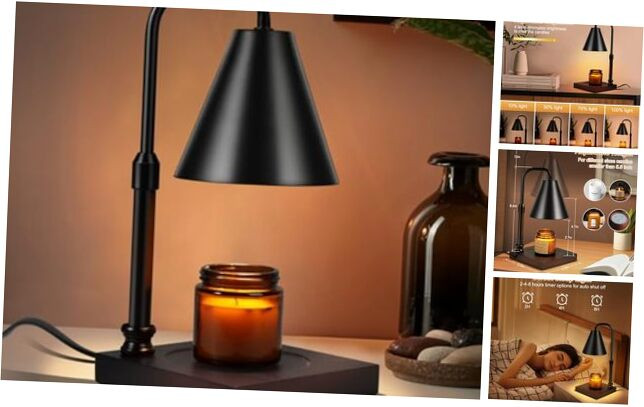 Candle Warmer Lamp with Dimmer and Adjustable Height-image