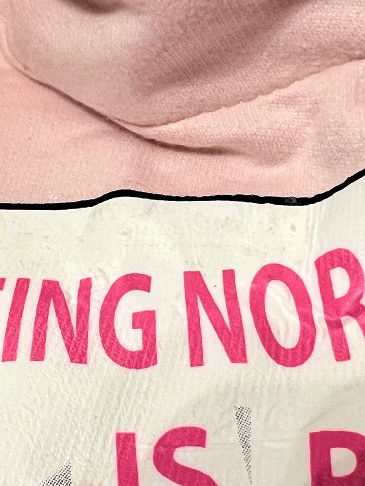 Marilyn Monroe Cropped Sweatshirt Hoodie Distressed Sexy Cute Small Baby Pink - Image 4 of 4