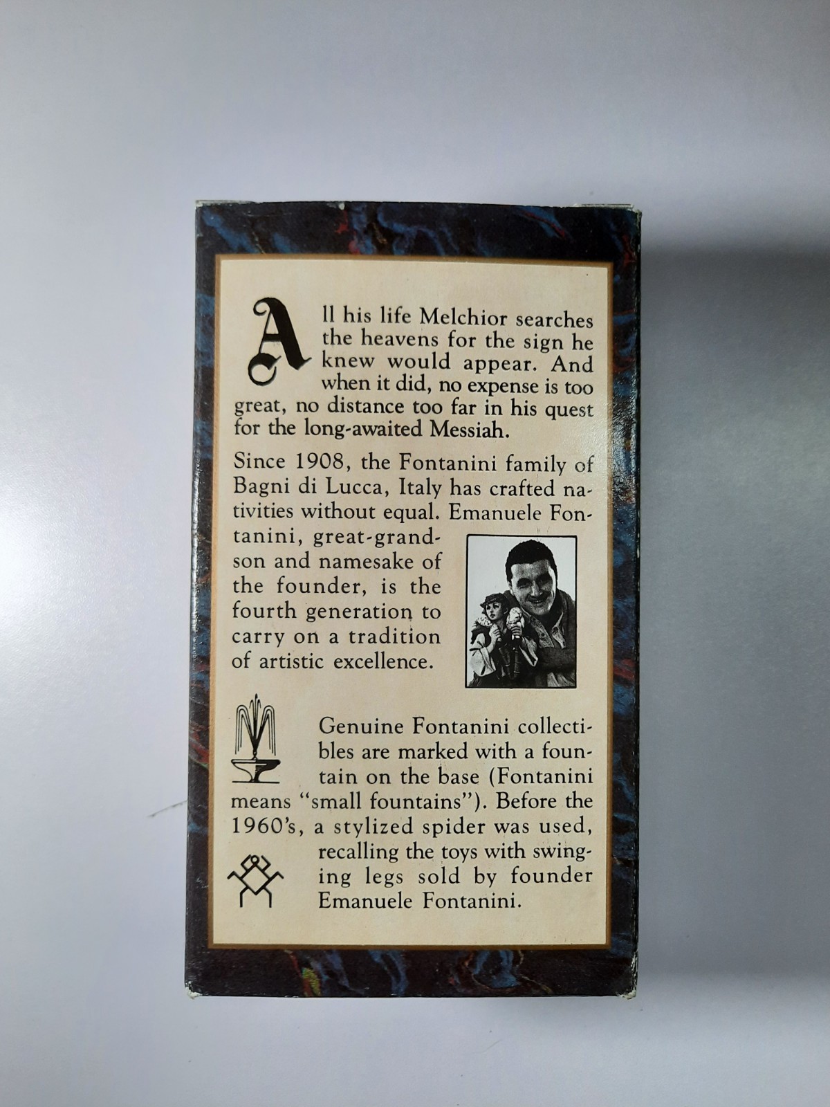 Vtg. 1992 Fontanini Melchior 5" Nativity Figurine w/Box Heirloom Nativity Italy
