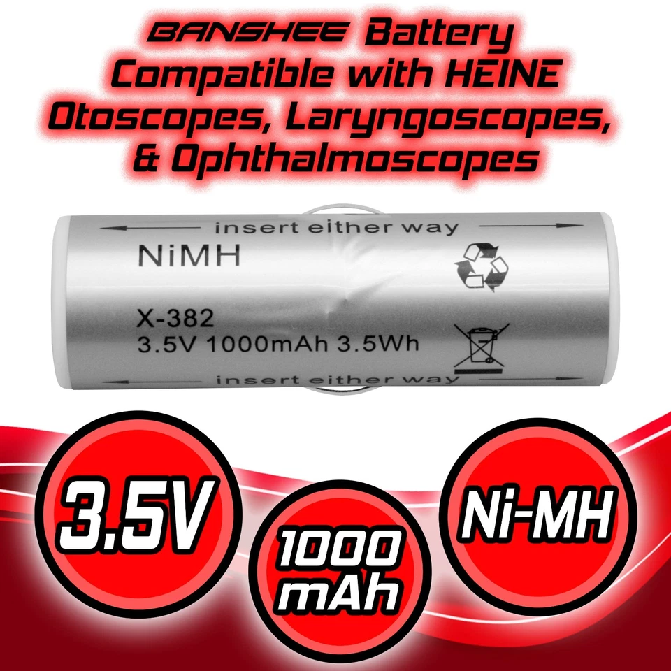 Batería médica de repuesto HEINE X-02.99.382 X-02.99.382 Foto 3 de 4