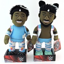 WWE The New Day Xavier Woods Kofi Kingston lot of 2 plush figure wrestling