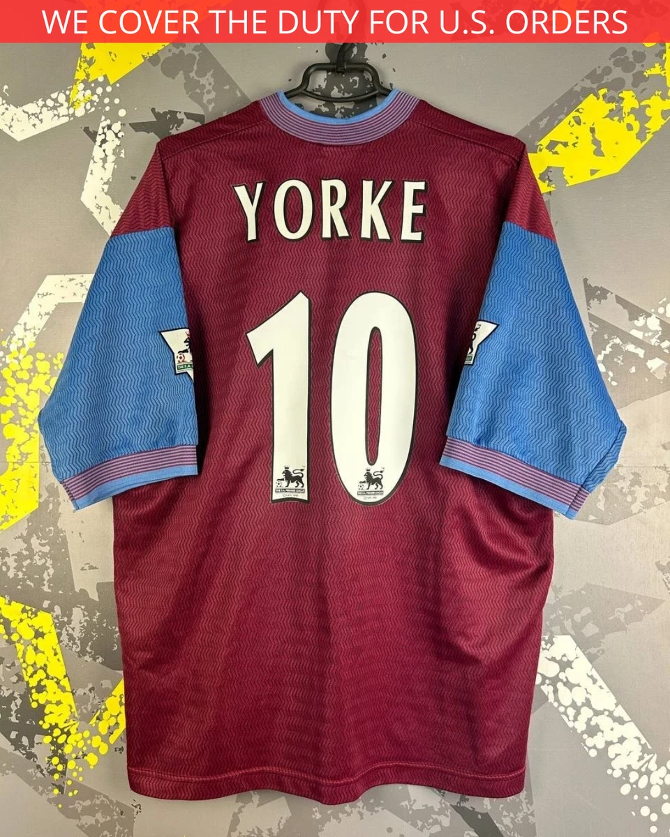 Reebok Men Aston Villa International Club Soccer Fan Apparel and