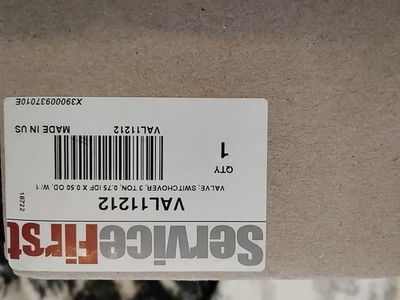 #ad VAL11212 Valve Switch Over Pressure $60.00