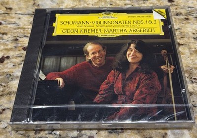 SCHUMANN- VIOLINSONATEN NOS. 1 & 2 GIDON KREMER MARTHA ARGERICH CD NEW SEALED