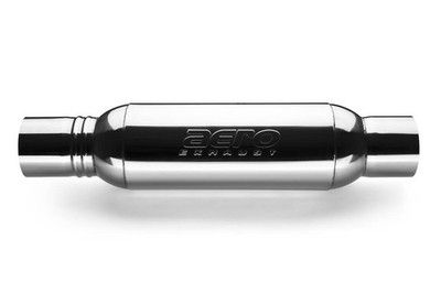 AERO AT4040XL Stainless TurbineXL Performance Muffler 4'' Center In 4'' Center Out