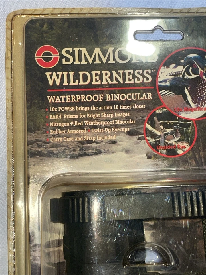 Simmons Wilderness Waterproof Binoculars 10x25mm New In Package Model 899824 - Image 4 of 4