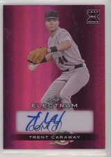 2024 Leaf Electrum Auto Pink /10 Trent Caraway #BA-TC1 Auto 0m0