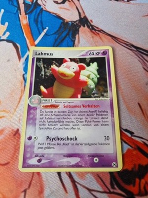 Lahmus 14/112 Holo Rare EX Fire Red and Leaf Green Pokemon Karte Deutsch