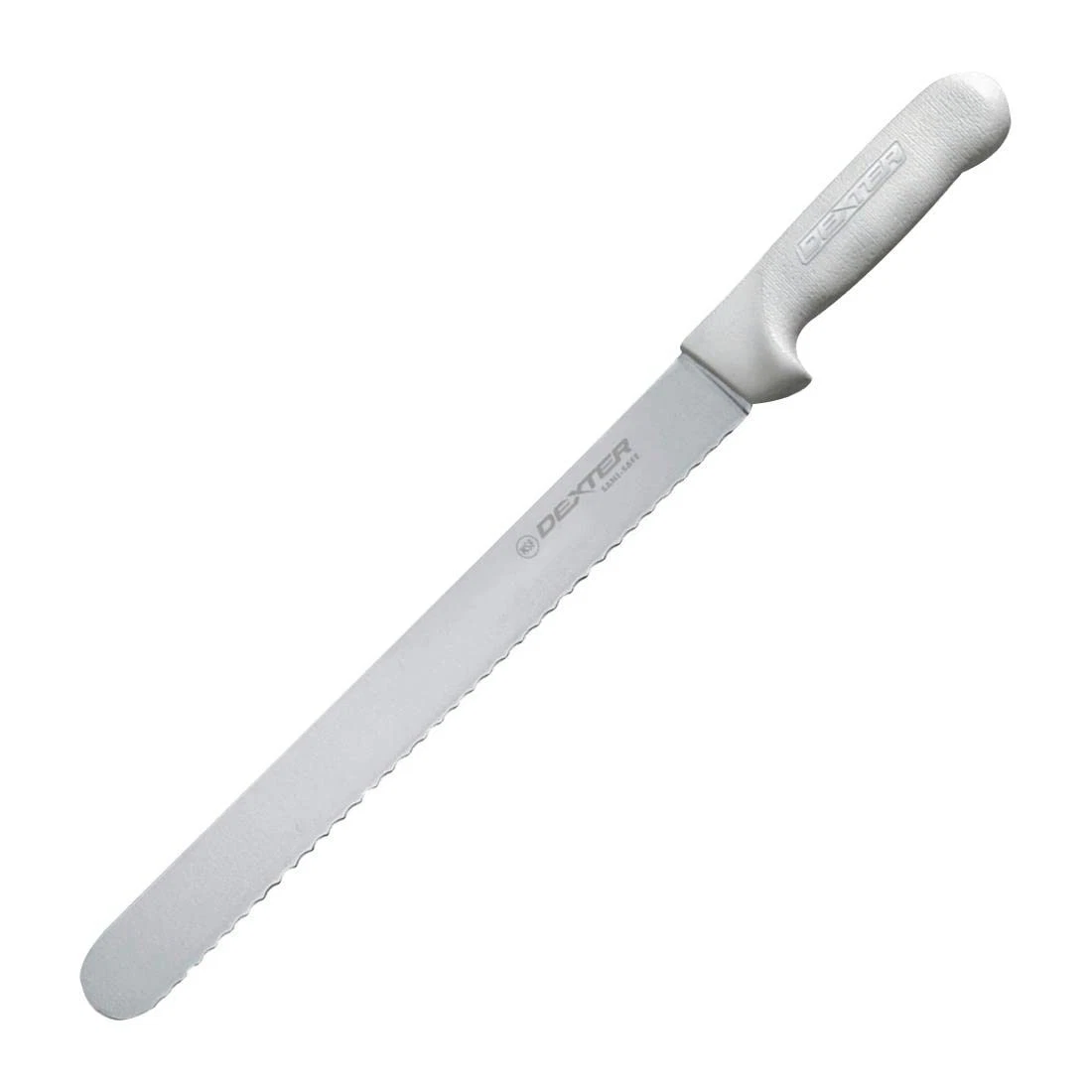 Dexter-Russell 12 Scalloped Slicer, S140-12SC-PCP, SANI-SAFE Series