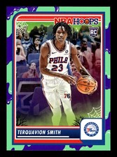 2023-24 PANINI HAUNTED HOOPS #50 TERQUAVION SMITH SLIME PARALLEL RC
