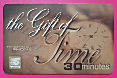Telephone Card USA/Canada Speedway Prepaid Phone Gift Card 30 minutes E16