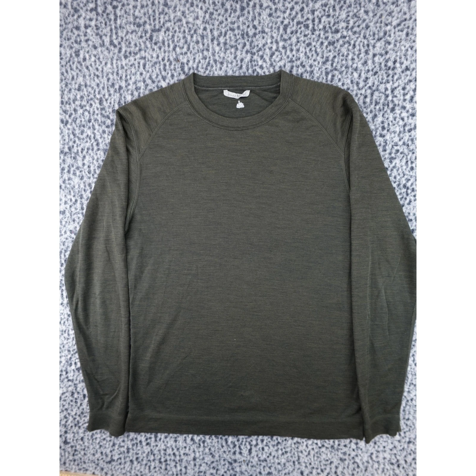 Smartwool Merino Wool Base Layer Top Mens L Olive Green Raglan Long Sleeve Crew
Opens in a new windo