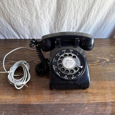 Vintage Western Electric/Bell System Black Rotary Phone 500 Desk/Home Telephone