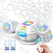 2026 RC Bubble Machine, 30000 Big Bubbles Automatic Bubble Maker, Rechargeable