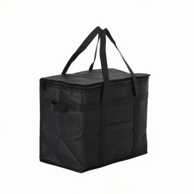 Sac Isotherme avec Poche avant Isolant Sac Cabas Isotherme Zippé pour Livreurs - Photo 1/4