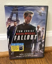 Mission: Impossible: Fallout - Tom Cruise (DVD, 2018) - New & Free Shipping!
