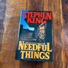 Stephen King Needful Things 1st Edition Hardcover 1991 Viking Castle Rock Horror