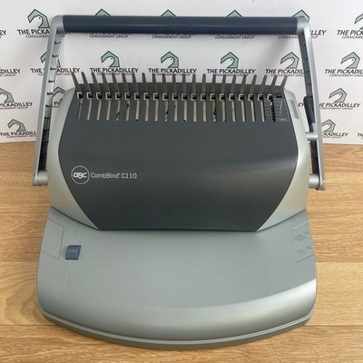 GBC CombBind C110 Comb Binding Machine Gray