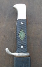 selten Pfadfindermesser Fahrtenmesser Messer Alt Frühe BRD DDR Scheide Herbertz