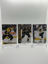 Patrice Bergeron 3-Card Lot UD 2015-16 2020-21 2022-23 Boston Bruins