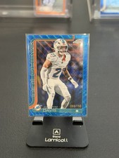 2025 Topps Chrome Ashtyn Davis Blue Wave Refractor /150 Miami Dolphins #194 