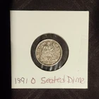 1891 Seated Liberty Dime New Orleans Mint Silver 10C US Coin