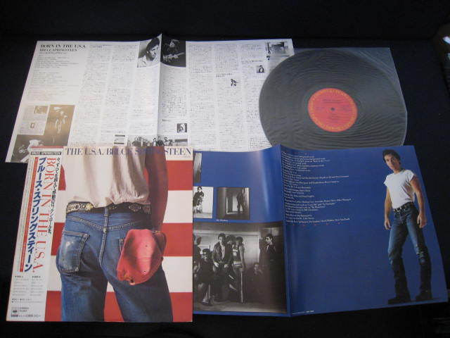 Bruce Springsteen Born in The USA Japan Promo Vinyl LP w OBI 1984