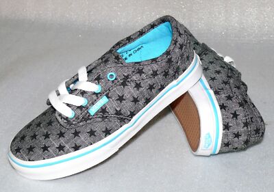 Vans Atwood LOW Z'S Chambray Star Canvas Schuhe Boots Sneaker Grey Gr 31 LC370