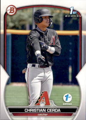 2023 BOWMAN PROSPECT 1ST EDITION ARIZONA DIAMONDBACKS - CHRISTIAN CERDA #BPPF-56