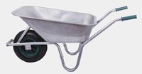 Schubkarre Profi 100 Ltr. 250Kg, Verzinkt (Baukarre, Bauschubkarre, Gartenkarre)
