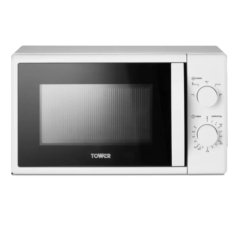 Tower Manual Microwave Oven 20L 700W 5 Power Levels Defrost Function