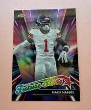 2024 Topps Chrome Football Malik Nabers Future Stars Refractor #FS-9