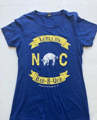 Luella s BBQ Official T Shirt Asheville Womens Medium