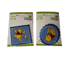 New Disney Home Winnie The Pooh Collections Patches Set Of 2 Polyester Sew On