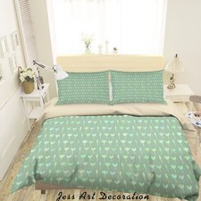 3D Fresh Leaves Pattern Green Quilt Cover Set Duvet Cover Bedding Pillowcases