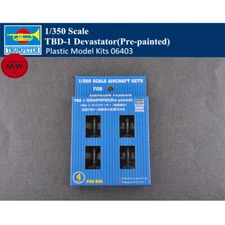 Trumpeter 06403 1/350 TBD-1 Devastator(Pre-painted) Plastic Aircraft Model Kits