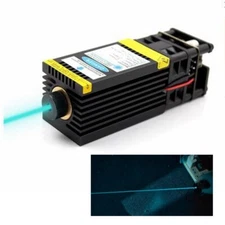 Focusable 488nm 80-100mw Sky Blue Dot Laser Diode Module TTL /5V PWM