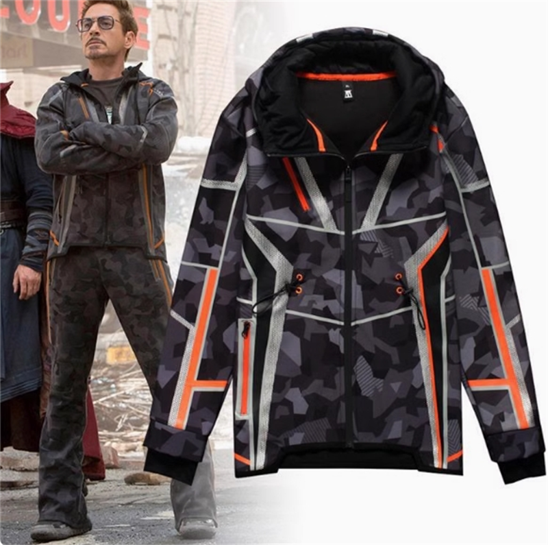 Avengers Infinity War Iron Man Tony Stark Sweats Hoodie Coat