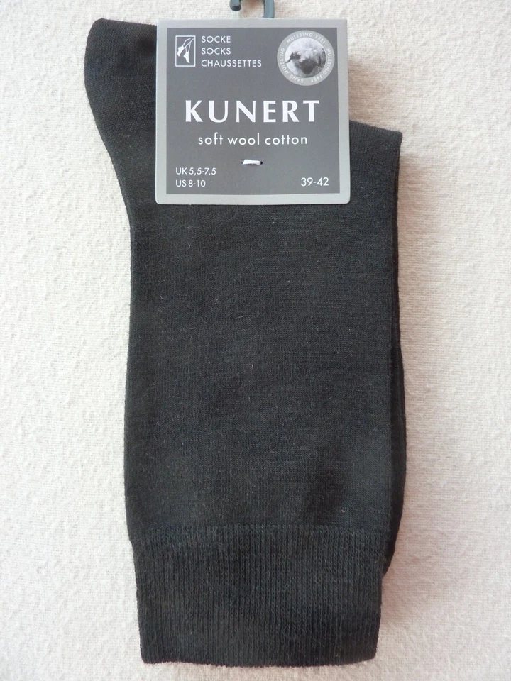 KUNERT Damen Socken SOFT WOOL COTTEN Merinowolle + Baumwolle Größe 35-38 39-42 - Bild 3 von 4