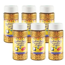 Organic Garlic Seasoning Pack of 6 Gourmet Culinary Sprinkles 2.11 Ounces