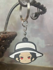 Demon Slayer Kimetsu No Yaiba Muzan Rubber  Keychain  Accessory Anime Japan