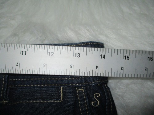 Jones Wear Jeans Women's Sz. 6 Studio Essentials Stretch Wide Leg Dark Blue - Picture 7 of 9