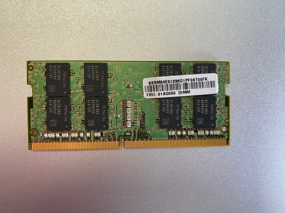 SAMSUNG 16GB 2Rx8 PC4-2666 DDR4 260pin Laptop Memory RAM SoDimm M471A2K43DB1-CTD - Image 3 of 4