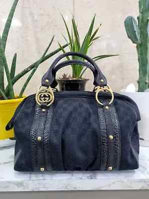Gucci 223953 GG logo jacquard interlocking G Boston black Gucci 223953 GG logo jacquard interlocking G Boston black