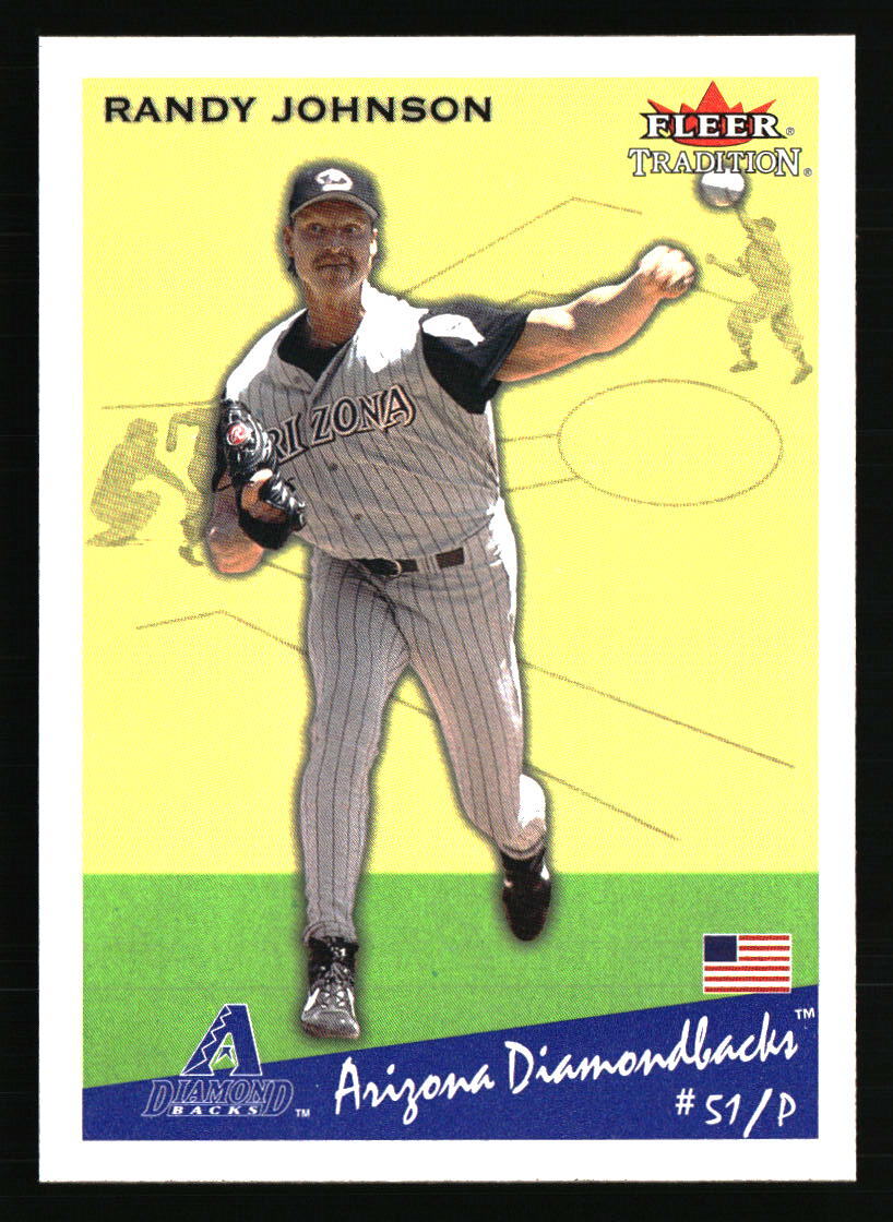 2002 Fleer Tradition Update #348 Randy Johnson BASEBALL Card | eBay