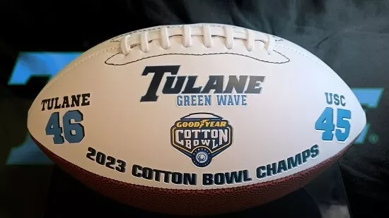 TULANE GREEN WAVE 2023 COTTON BOWL CHAMPIONS - Logo Concept by