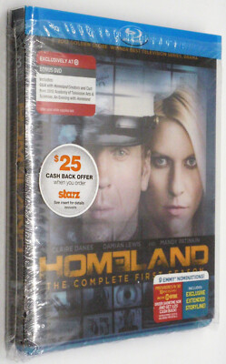 HOMELAND THE COMPLETE FIRST SEASON Blu-Ray Claire Danes Mandy Patinkin TV Show