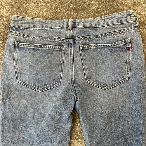 Diesel Womens Jeans Tapered Regular Fit Light Blue Denim Faded W33 L30 Original - 第 10/10 張圖片
