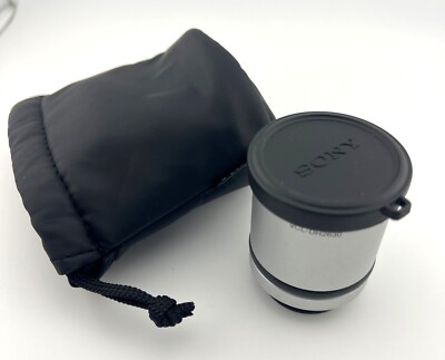 Sony VCL-DH2630 Telephoto Conversion Lens X2.6 Pouch UNTESTED For Cybershot Cams